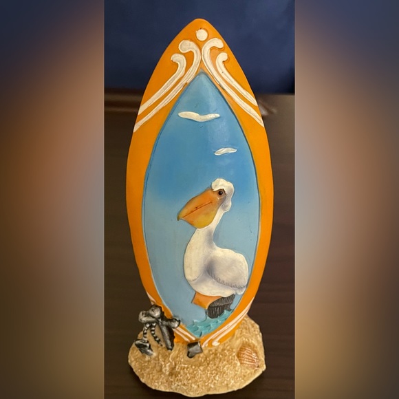 Decorative Surfboard with Pelican - Picture 6 of 9
